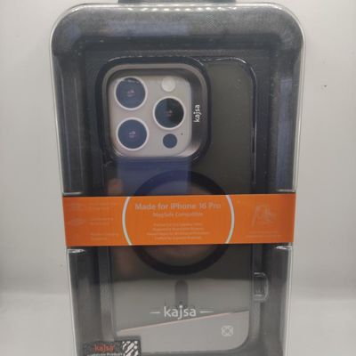 Чохол Kajsa Aluminium Shield with Magnetic Ring iPhone 16 Pro (black smoke) 59662 59662 Чехол