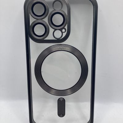 Чохол Metal Matte Case with Magnetic Ring iPhone 15 Pro (black) 54755 54755 Чехол
