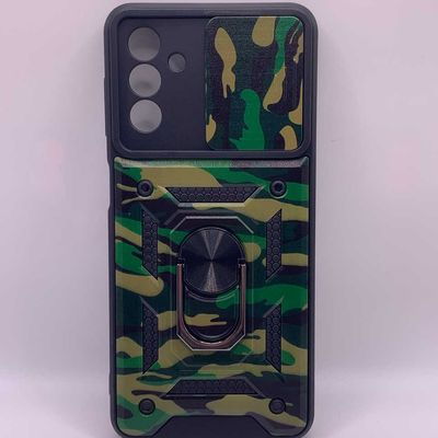 Ударостійкий чохол Camshield Serge Ring Camo для Ударостійкий чохол Samsung Galaxy A04s (Зелений / Army Green) 57628 Чехол