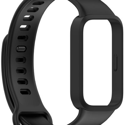 Силіконовий ремінець  Mi Smart Band 9 Active (чорний)(16) 62795