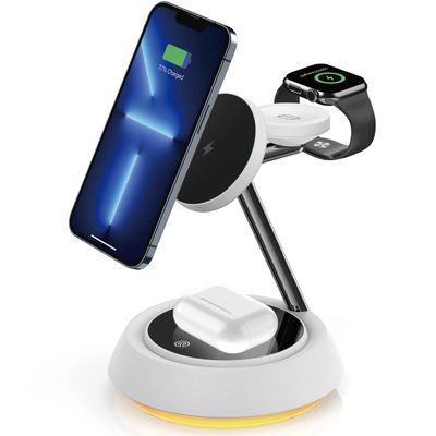 БЗП WIWU Wi-W002 3 in 1 wireless charger (White) 68515 Wiwu