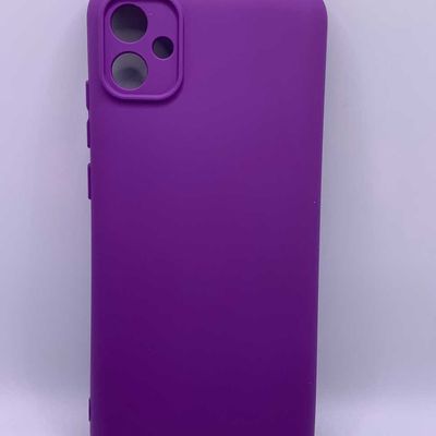 Чохол Silicone Cover Lakshmi Full Camera (A) для Samsung Galaxy A04e (Фіолетовий / Purple) 59073 Чехол
