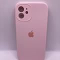 Чохол Silicone Case Full Camera Protective (AA) для Apple iPhone 12 (6.1) (Рожевий / Chalk Pink) 42250 42250* 42250 Чехол
