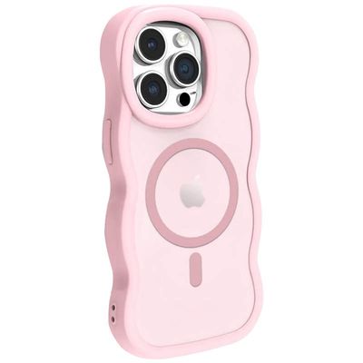 Чохол TPU+PC Undine with MagSafe для Apple iPhone 12 Pro / 12 (6.1) (Pink) 00078133 00078133* квітень 2025