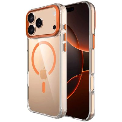 Чохол TPU Space Case Apex with MagSafe для Apple iPhone 17 Pro Max (6.9) (Papaya) 00081136