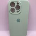 Чохол Silicone Case Full Camera Protective (AA) для Apple iPhone 15 Pro (6.1) (Зелений / Pistachio) 66392 66392* Чехол