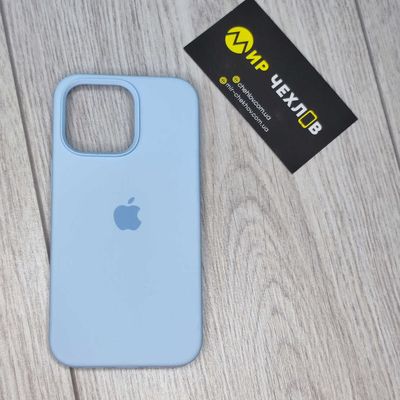 Чохол Silicone Case Full Cover iPhone 13 Pro Ligh blue Китай