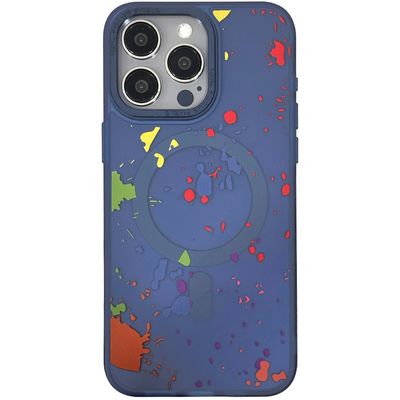 Чохол TPU+PC Flush with MagSafe для Apple iPhone 14 Pro Max (6.7) (Dark purple) 72546 72546 Чехол