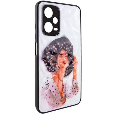 TPU+PC чохол Prisma Ladies для Xiaomi Redmi Note 12 4G (Girl in a hat) 63732 63732* Чехол