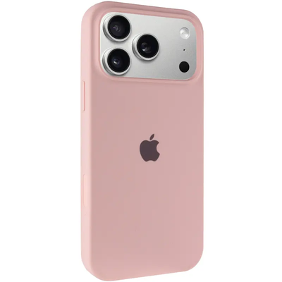 Чохол Silicone Case Full Protective (AA) для Apple iPhone 17 Pro Max (6.9) (Рожевий / Pink Sand) 00081611 Чехол