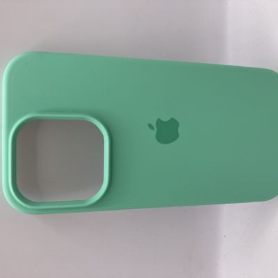 Silicone Case Full Protective (AA) для Apple iPhone 14 Pro (6.1) (Зеленый / Spearmint) 55730 55730* 55730 Чехол