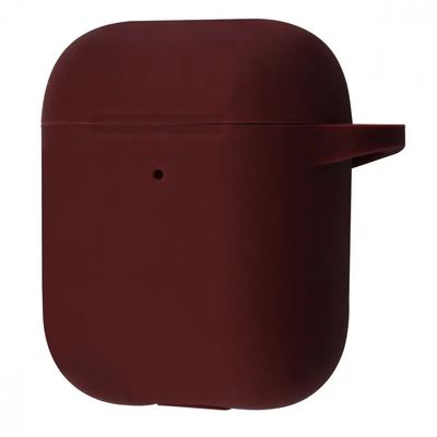 Чохол Silicone Case Full for AirPods 1/2 (bordo) 37478 37478 Китай