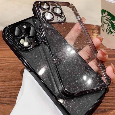 Чохол TPU+PC Glittershine для Apple iPhone 12 (6.1) (Black) 71533 71533* Чехол
