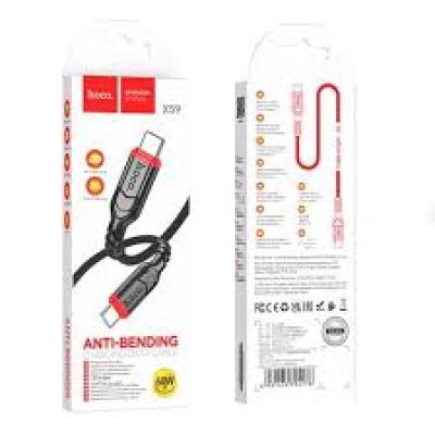 Дата кабель  X59 Victory Type-C to Type-C 60W (1m) (Black) 73939 Hoco