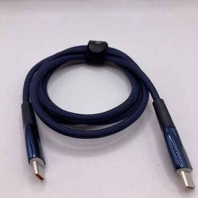 Кабель  Glimmer Series Fast Charging Type-C to Type-C 100W (1m) (blue) 42506 Baseus