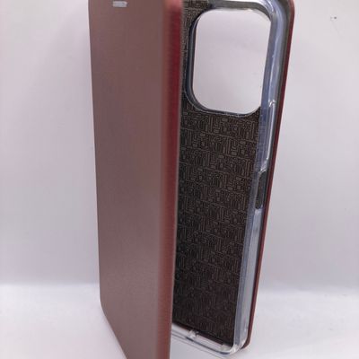 Шкіряний чохол (книжка) Classy для Xiaomi Redmi 12 (Бордовий) 65567 Чехол