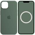 Чохол Silicone case (AAA) full with Magsafe and Animation для Apple iPhone 13 (6.1) (Зелений / Clover) 51653 51653