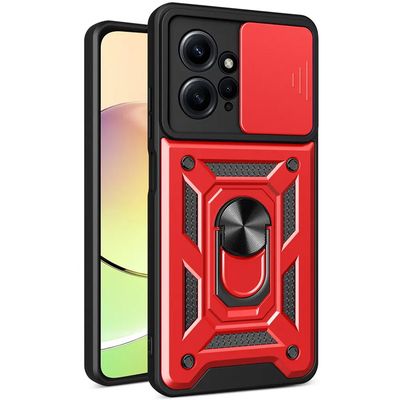 Ударостійкий чохол Camshield Serge Ring для Xiaomi Redmi Note 12 4G (Червоний) 63998 Чехол