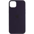 Чохол Silicone case (AAA) full with Magsafe для Apple iPhone 14 Pro Max (6.7) (Фіолетовий / Elderberry) 57032
