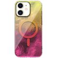 Чохол TPU Shiny Mountain (MagFit) для Apple iPhone 13 Pro (6.1) (Yellow / Pink) 00077647 00077647* Чехол