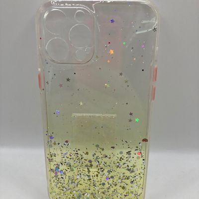 Чохол IPhone 12 Pro Max confetti glitter yellow 73948 Китай