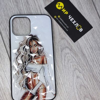 TPU+PC чохол Prisma Ladies для Apple iPhone 12 Pro Max (6.7) (White) 40439  40439 * 40439* 40439 Чехол