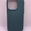 Шкіряний чохол Leather Case (AA Plus) with MagSafe для Apple iPhone 14 Pro (6.1) (Pine green) 57475 57475* 57475