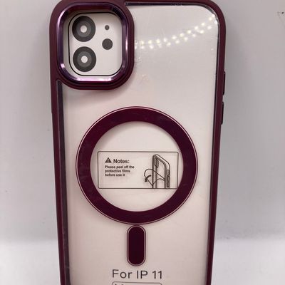 Color Clear Case with MagSafe — iPhone 11 Plum Red 776871 Plum Red 776871 Чехол