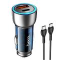 АЗП  NZ8 Sprinter 43W (Type-C + USB) (blue) 38705 Hoco