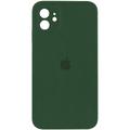 Чохол Silicone Case Square Full Camera Protective (AA) для Apple iPhone 11 (6.1) (Зелений / Cyprus Green) 00040234 00040234 Чехол