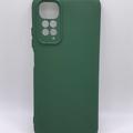 Чохол Silicone Cover Lakshmi Full Camera (A) для Xiaomi Redmi Note 11 (Global) / Note 11S (Зелений / Dark green) Чехол