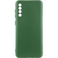 Чохол Silicone Cover Lakshmi Full Camera (A) для Samsung Galaxy A50 (A505F) / A50s / A30s (Зелений / Dark green) 54531 Чехол