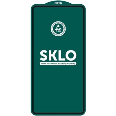 Захисне скло SKLO 5D (тех.пак) для Xiaomi Redmi 15C (GL) / A7 Pro / Poco C85 (GL) / C81 / C81 Pro (Чорний) 00082252 Стекло