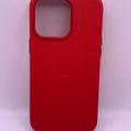 Шкіряний чохол Leather Case (AA Plus) with MagSafe для Apple iPhone 13 Pro (6.1) (Crimson) 57471 57471* 57471