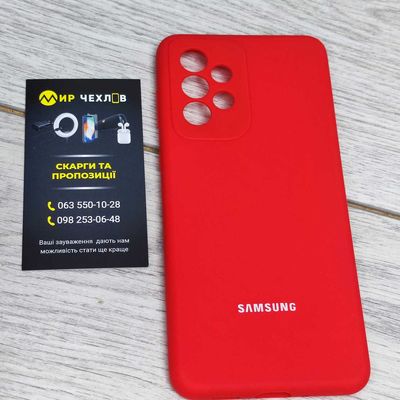 Чохол Silicone Cover Full Camera (AA) для Samsung Galaxy A33 5G (Червоний / Red) 56978 Китай