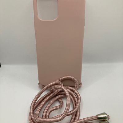 Чохол IPhone 12 Pro/ 12  Wave Lanyard Pink  Sand 72383 Китай