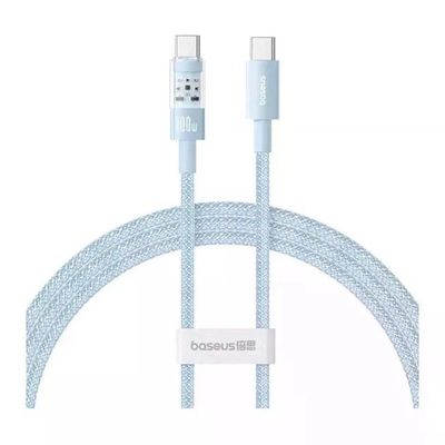 Кабель  Gem Fast-Charging Type-C 100W 1m (blue) 59408 Baseus