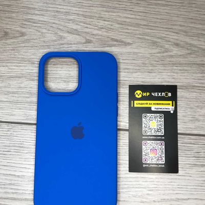 Silicone Case Full Protective (AA) для Apple iPhone 13 Pro Max (6.7) (Синий / Capri Blue) 49840 49840* 49840 Чехол