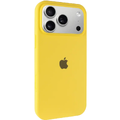 Чохол Silicone Case Full Protective (AA) для Apple iPhone 17 Pro Max (6.9) (Жовтий / Yellow) 00081611 00081611* Чехол