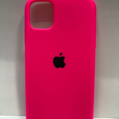 Чохол Silicone Case Full Protective (AA) для Apple iPhone 11 (6.1) (Рожевий / Barbie pink) 33130 33130* Чехол