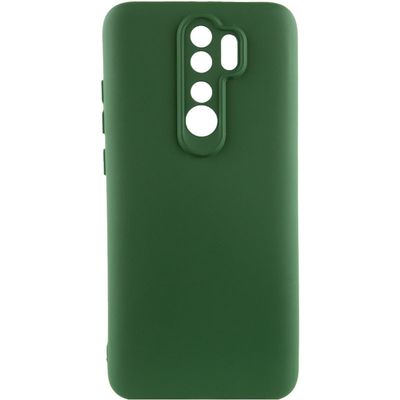 Чохол Silicone Cover Lakshmi Full Camera (A) для Xiaomi Redmi Note 8 Pro (Зелений / Dark green) 54544 Чехол