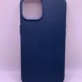 Шкіряний чохол Leather Case (AA Plus) with MagSafe для Apple iPhone 14 (6.1) (Indigo Blue) 57473 57473* 57473