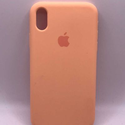 Silicone Case Full Protective (AA) для Apple iPhone XR (6.1) (Оранжевый / Cantaloupe) 34365 34365* 34365 Чехол