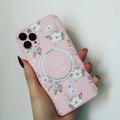TPU+PC чехол Secret Garden with MagSafe для Apple iPhone 12 Pro (6.1) (Pink) 58013 58013* 58013 Чехол