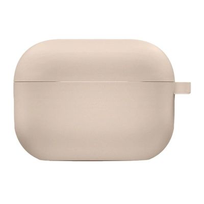 Силіконовий футляр з мікрофіброю для навушників Airpods 4 (Рожевий / Pink Sand) 00075783 Чохли на навушники