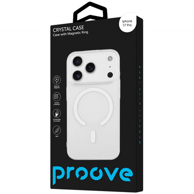 Чохол  Crystal Case with Magnetic Ring iPhone 17 Pro (deep blue) 64297 Proove