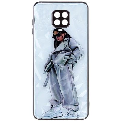 TPU+PC чехол Prisma Ladies для Xiaomi Redmi Note 9s / Note 9 Pro / Note 9 Pro Max (Fashion Style) 37575 Чехол