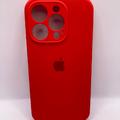 Чохол Silicone Case Full Camera Protective (AA) для Apple iPhone 15 Pro (6.1) (Червоний / Red) 00066392 Чехол