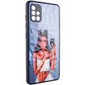 TPU+PC чохол Prisma Ladies для Samsung Galaxy A51 (Black in White) 35114 Чехол