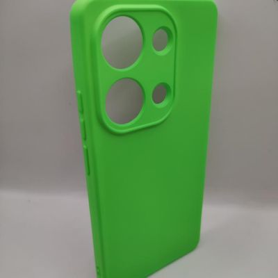 Чохол Silicone Cover Lakshmi Full Camera (A) для Xiaomi Redmi Note 13 Pro 4G / Poco M6 Pro 4G (Салатовий / Neon Green) 69965 69965* Чехол